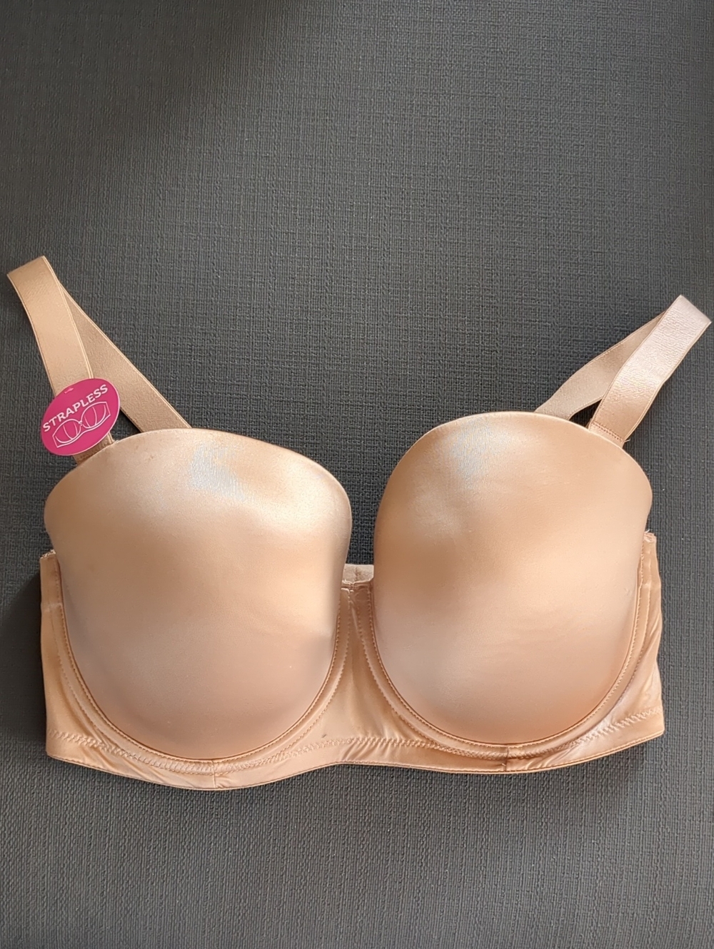 Curvy Kate Smoothie Strapless Moulded Bra in Beige Size 32H